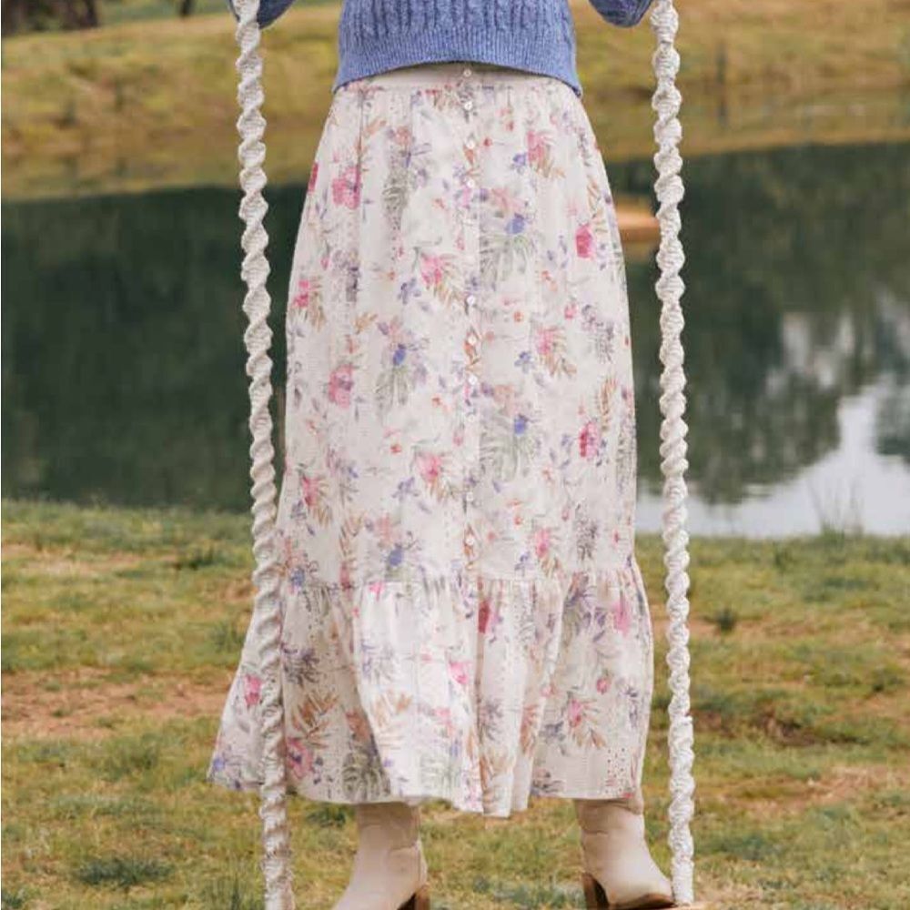 CYRUS MAXI SKIRT - Picture 2 of 11